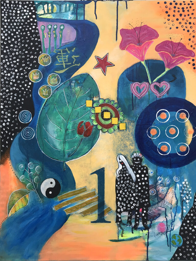 Bagua er et maleri fra Gallerihimlen malet på 60x80 cm lærred