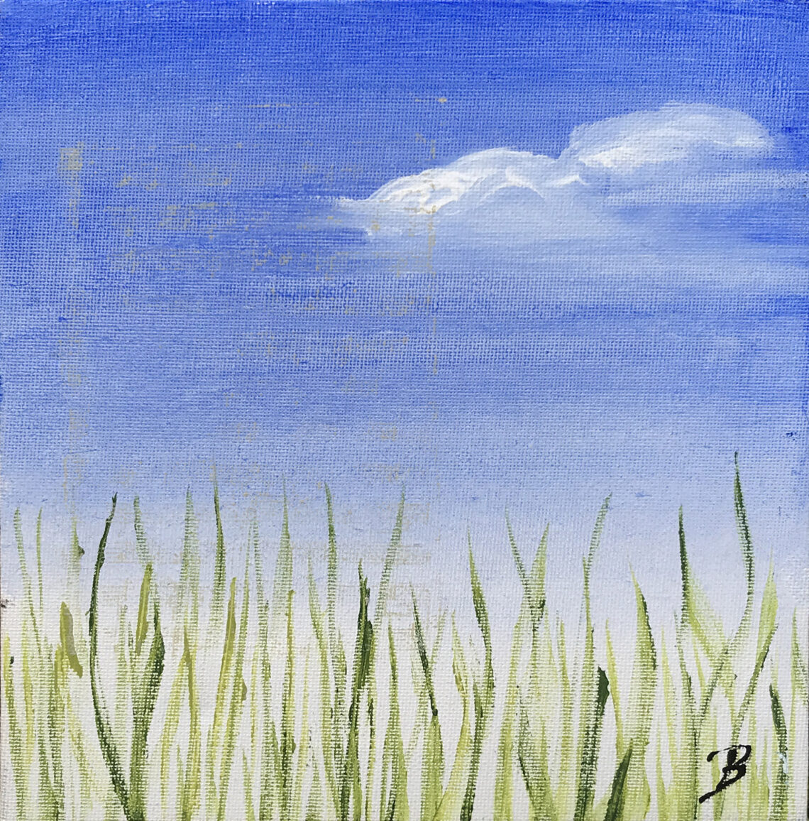 BeetleView er et maleri fra Gallerihimlen malet på 20x20 cm lærred