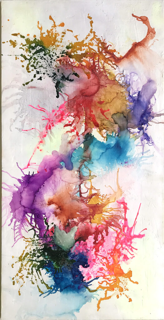 Big Bang er et maleri fra Gallerihimlen malet på 130 x 65 cm lærred