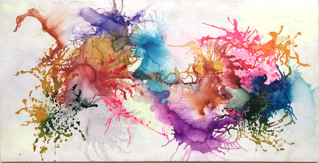 Big Bang er et maleri fra Gallerihimlen malet på 130 x 65 cm lærred