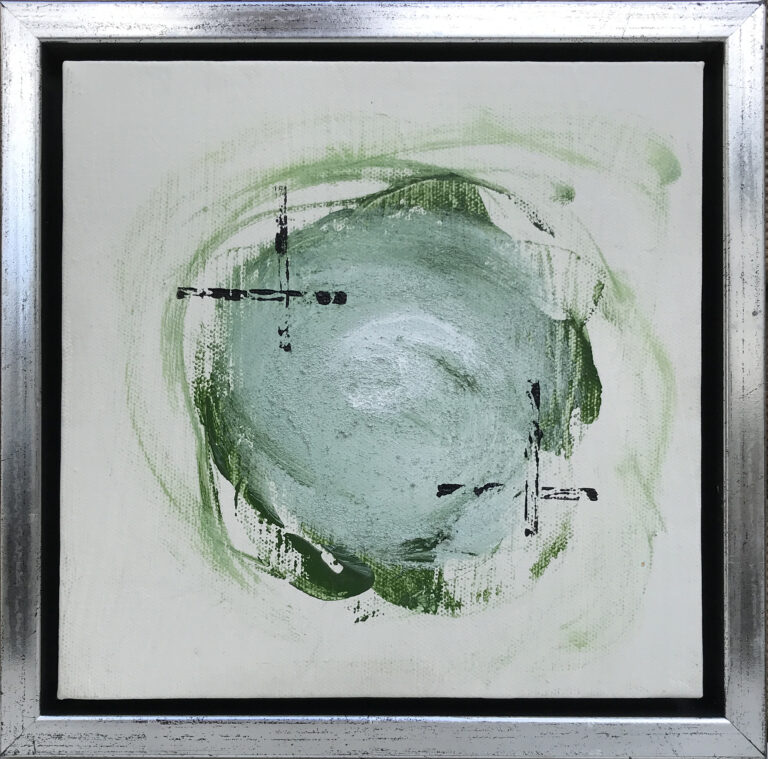 Inner Circle Green er et maleri fra Gallerihimlen malet på 20x20 cm lærred med ramme