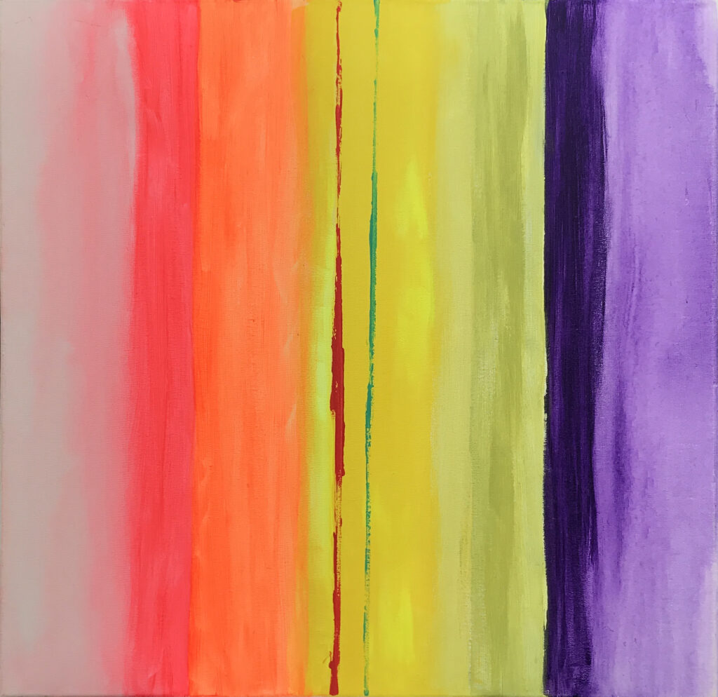 Mindblowing 2 er et maleri fra Gallerihimlen malet på 60x60 cm lærred