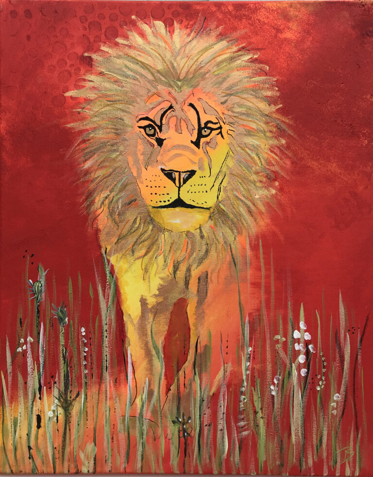 Totem er et maleri fra Gallerihimlen malet på 40x50 cm lærred