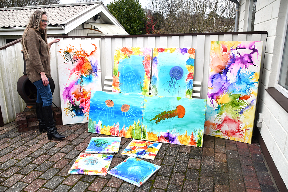 Serien Gopler fra Gallerihimlen er udstillet på Stauning Havn