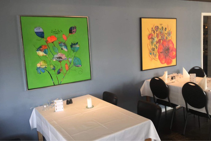 Gallerihimlen udstiller på Stauning Havn