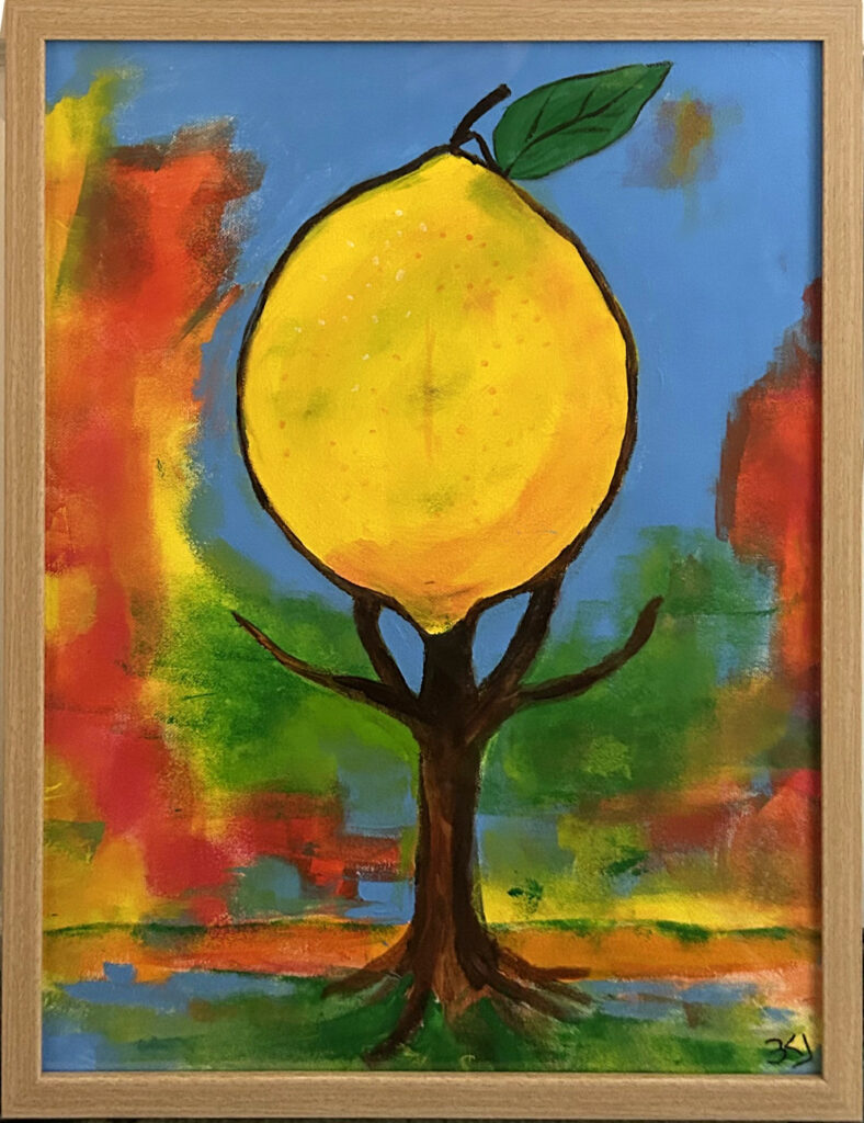 Citrontræ - et maleri af Gallerihimlen