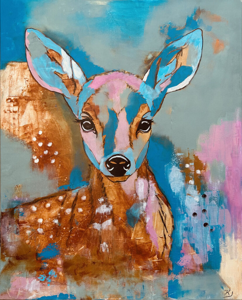Gallerihimlen Deer 80x100 cm